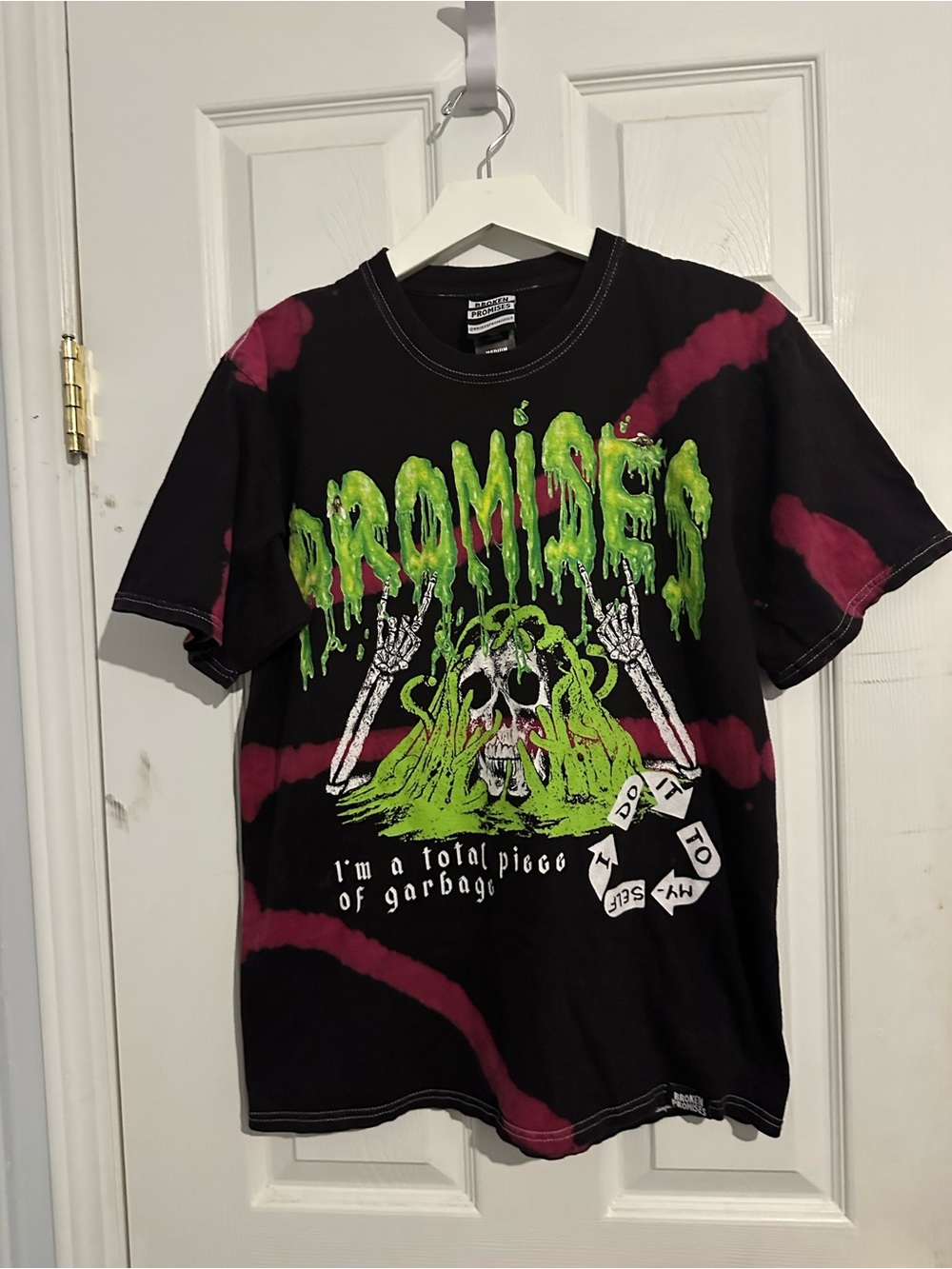 Broken‎ Promises "Sludge" Tie Dye Graphic T-Shirt - Medium